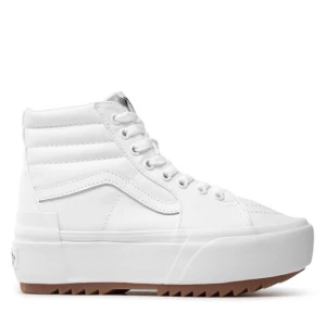 Sneakersy Vans Sk8-Hi Stacked VN0A4BTWL5R1 (Canvas) True White