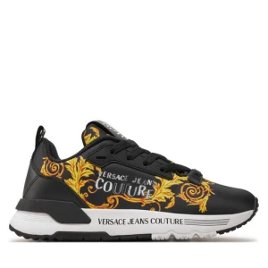 Sneakersy Versace Jeans Couture 76VA3SAA Czarny