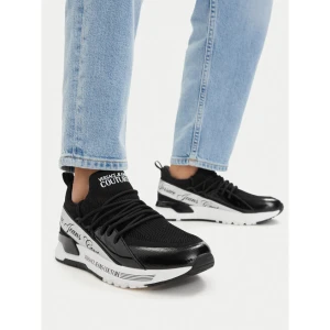 Sneakersy Versace Jeans Couture 80VA3SA8 Czarny