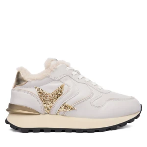 Sneakersy Voile Blanche Paris Race Star Fur 2019480-02 Biały