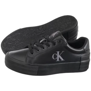 Sneakersy Vulc Flatform Low Mg Lth Triple Black YW0YW01613 0GJ (CK569-a) Calvin Klein