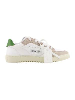 Sneakersy w stylu vintage w kolorze białym i zielonym Off White
