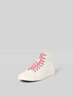 Sneakersy o wysokim kroju z naszywką z logo Kenzo Złamany biały