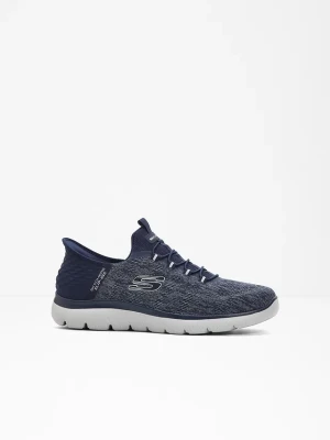 Sneakersy wsuwane Skechers BonPrix niebieski