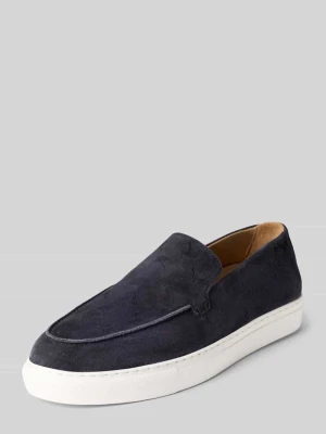 Sneakersy wsuwane ze skóry ze wzorem z logo JOOP! SHOES