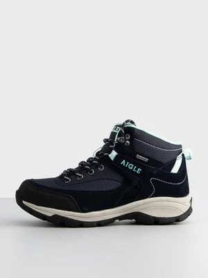 Sneakersy wysokie Aigle granatowy