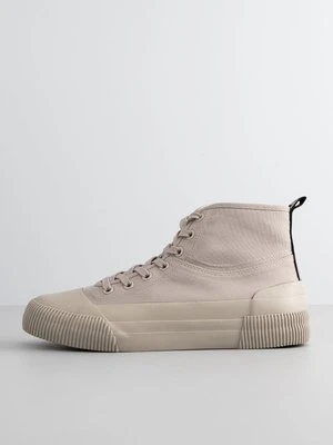 Sneakersy wysokie Aigle beżowy