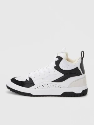Sneakersy wysokie Armani Exchange biały