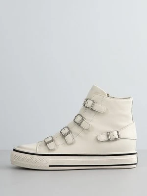 Sneakersy wysokie Ash mleczny