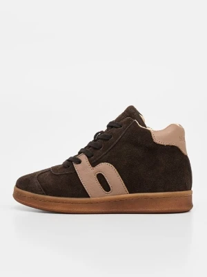 Sneakersy wysokie Bisgaard ciemnobrązowy