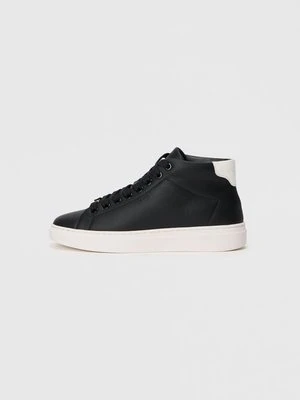 Sneakersy wysokie Boss czarny