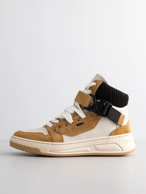 Sneakersy wysokie Bronx pomarańczowy