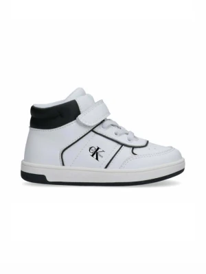 Sneakersy wysokie Calvin Klein Jeans biały
