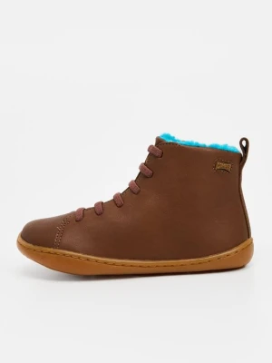 Sneakersy wysokie Camper brązowy