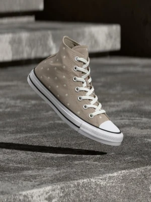 Sneakersy wysokie Converse beżowy