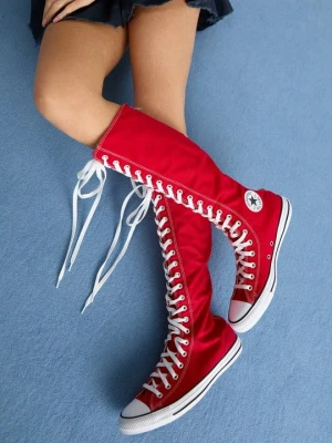 Sneakersy wysokie Converse czerwony