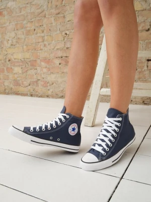 Sneakersy wysokie Converse granatowy