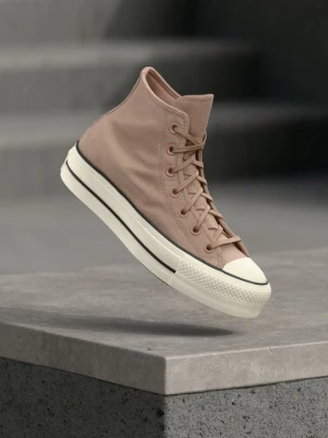 Sneakersy wysokie Converse jasny brąz