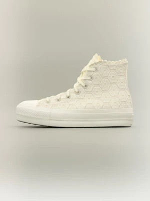 Sneakersy wysokie Converse mleczny