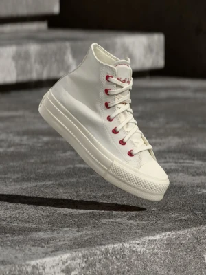 Sneakersy wysokie Converse mleczny