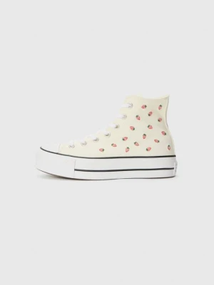 Sneakersy wysokie Converse mleczny