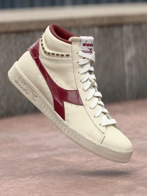 Sneakersy wysokie Diadora biały