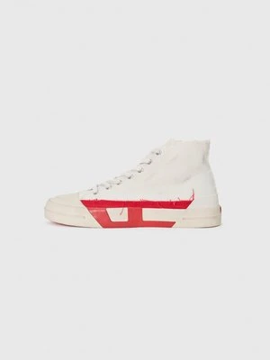 Sneakersy wysokie Diesel biały