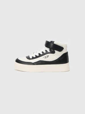 Sneakersy wysokie Diesel mleczny