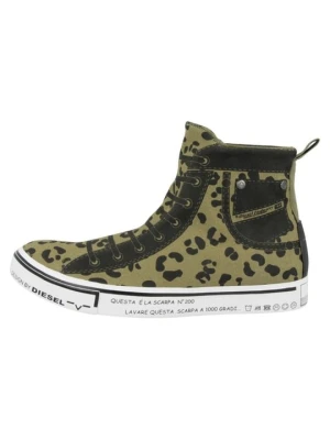 Sneakersy wysokie Diesel zielony