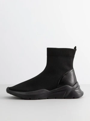 Sneakersy wysokie Dune London czarny