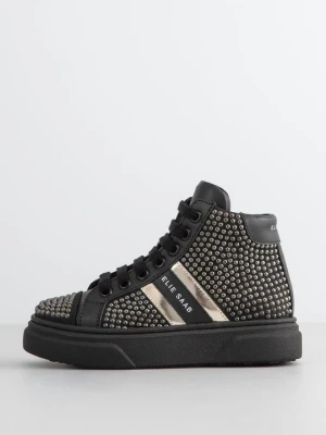 Sneakersy wysokie Elie Saab czarny