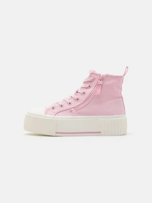 Sneakersy wysokie Even&Odd By Zalando jasnoróżowy