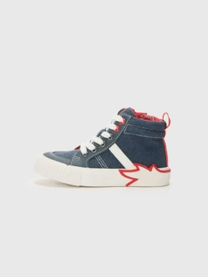 Sneakersy wysokie Friboo granatowy