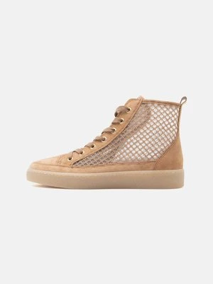 Sneakersy wysokie Gabor jasny brąz