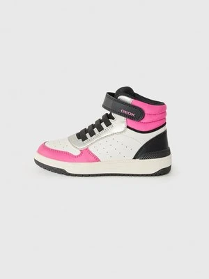 Sneakersy wysokie Geox biały