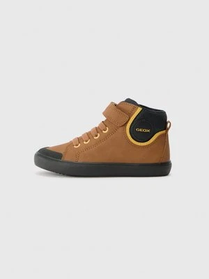 Sneakersy wysokie Geox brązowy