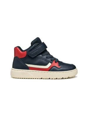 Sneakersy wysokie Geox granatowy