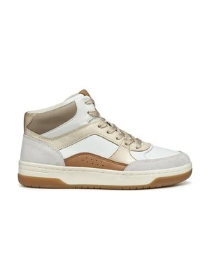Sneakersy wysokie Geox biały