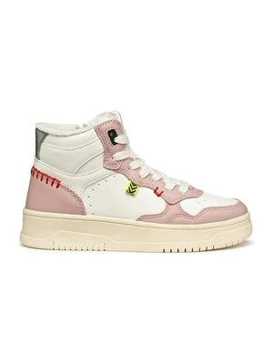 Sneakersy wysokie Geox biały