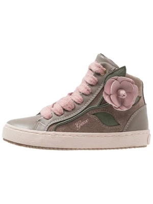 Sneakersy wysokie Geox brązowy