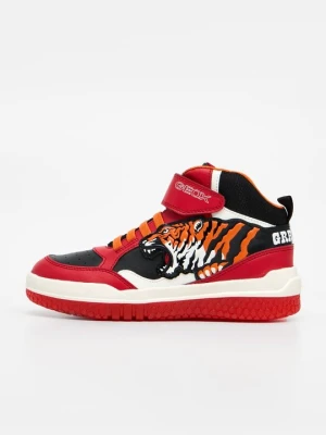 Sneakersy wysokie Geox czerwony