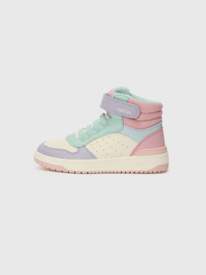 Sneakersy wysokie Geox jasnoróżowy