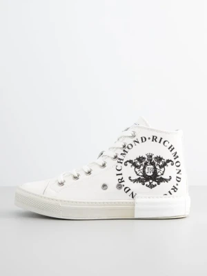 Sneakersy wysokie John Richmond biały
