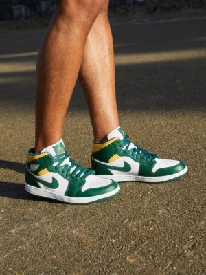 Sneakersy wysokie Jordan zielony