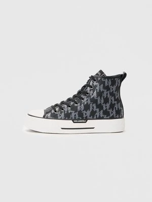 Sneakersy wysokie KARL LAGERFELD czarny