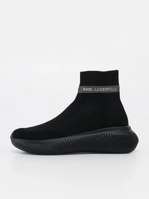 Sneakersy wysokie KARL LAGERFELD czarny