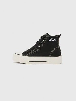 Sneakersy wysokie KARL LAGERFELD czarny
