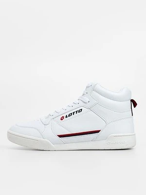 Sneakersy wysokie Lotto biały