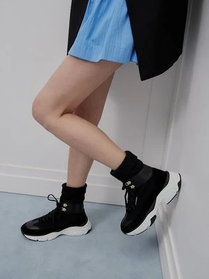 Zdjęcie produktu Sneakersy wysokie LOVE MOSCHINO czarny