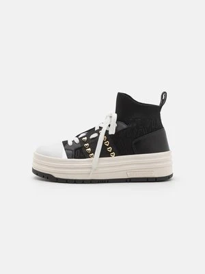 Sneakersy wysokie LOVE MOSCHINO czarny